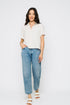 Nina-Roll Cuff Short Sleeve Shirt